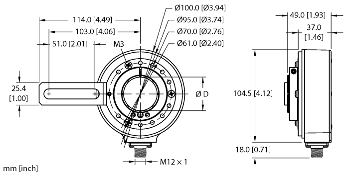 Incremental Hollow Shaft Rotary Encoder