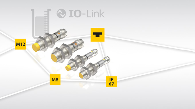 Sensores capacitivos M8/M12 con IO-Link 